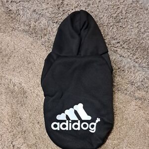 Adidog Black Pet Hoodie Small